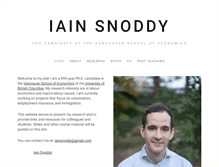 Tablet Screenshot of iainsnoddy.com